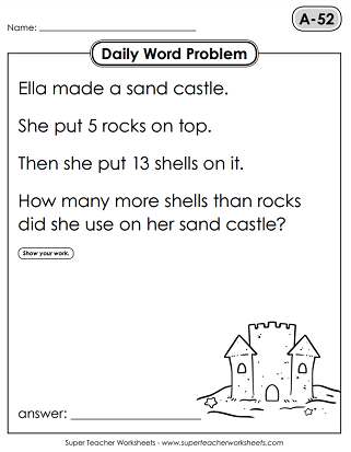 Daily Word Problems (Level A)