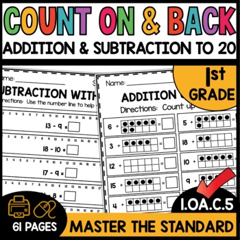 Addition and Subtraction up to 20 Worksheets - We Are Better Together