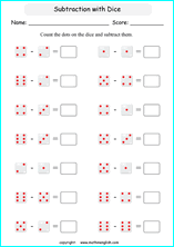 Grade 1 Subtraction with pictures within 20 math school worksheets ...