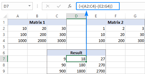 How to subtract in Excel: cells, columns, percentages, dates and times