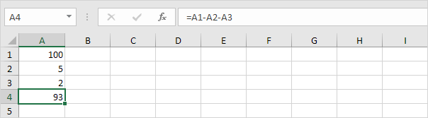 How to Subtract in Excel - Easy Formulas