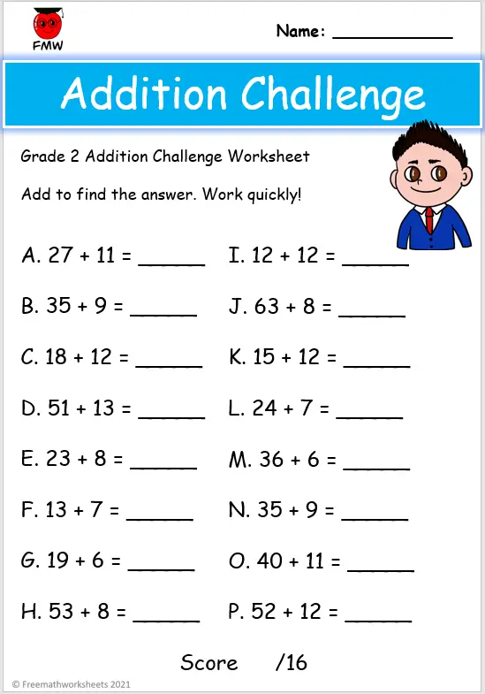 Free Grade 1 Addition and Subtraction Worksheets | Free Printables