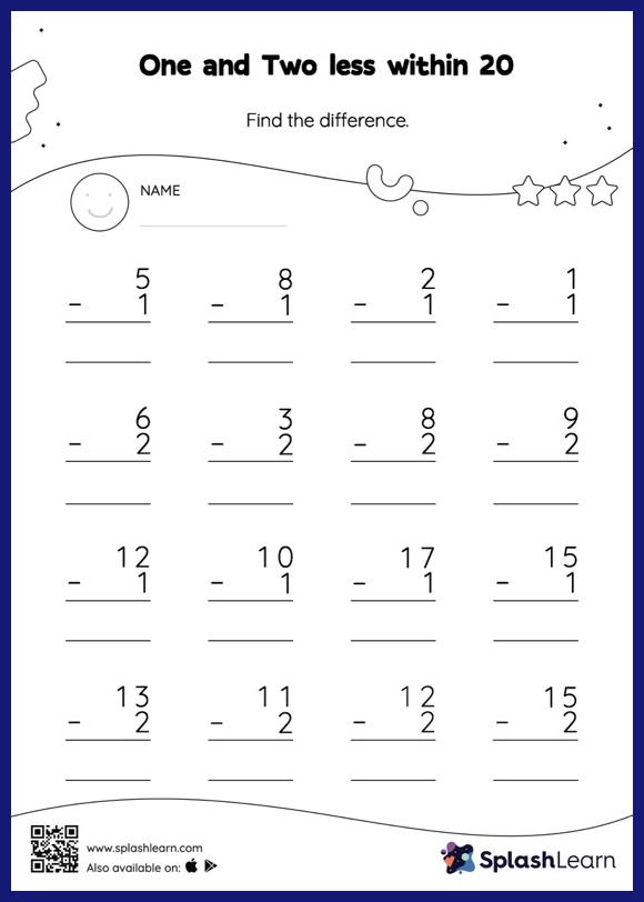 Subtraction Worksheets for 2nd Graders Online - SplashLearn | Page 8