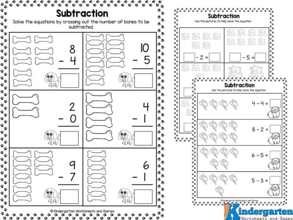 subtraction worksheet free download