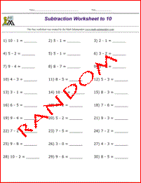 Subtraction with Regrouping Worksheet
