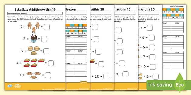FREE! - BBC Children in Need Maths Activity | Addition &  Subtraction