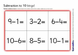 Primary School Subtraction Activities and Games resources - SparkleBox
