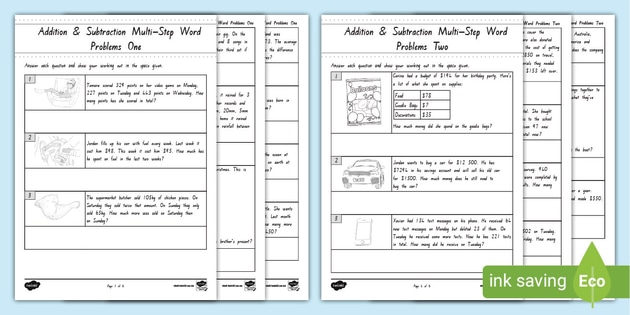 subtraction worksheet ks3