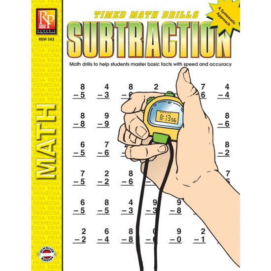Timed Math Drills: Subtraction