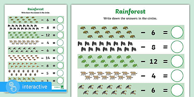 subtraction worksheet pictures cross out
