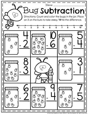 subtraction worksheet pinterest