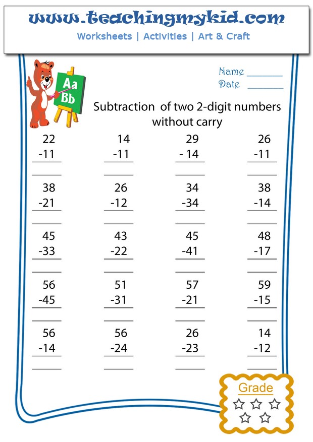 pre-k-worksheets-subtraction-of-two-2-digits-without-carry