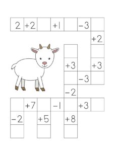 Farm Math Puzzles - Addition and Subtraction Worksheets - Easy ...