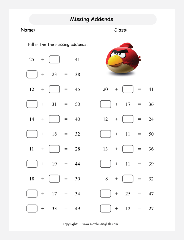 subtraction worksheet up to 50
