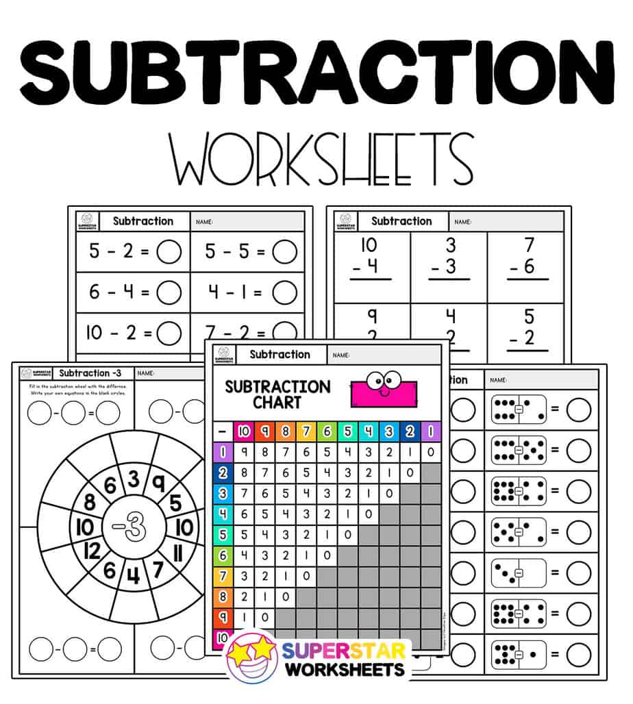 Subtraction Worksheets -Worksheets Library
