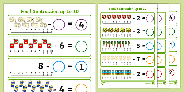 subtraction worksheet within
