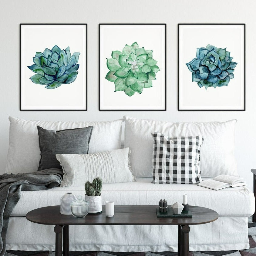 succulent printable wall art