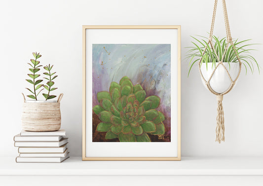 succulent printable wall art