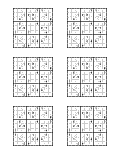 Sudoku Printables - Print Two Puzzles Per Page