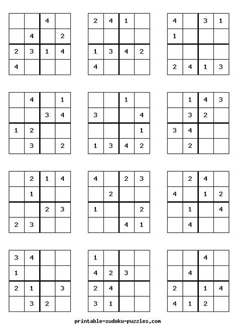 sudoku printable puzzles para imprimir