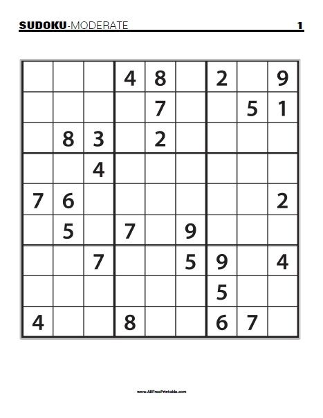 sudoku printable puzzles para imprimir