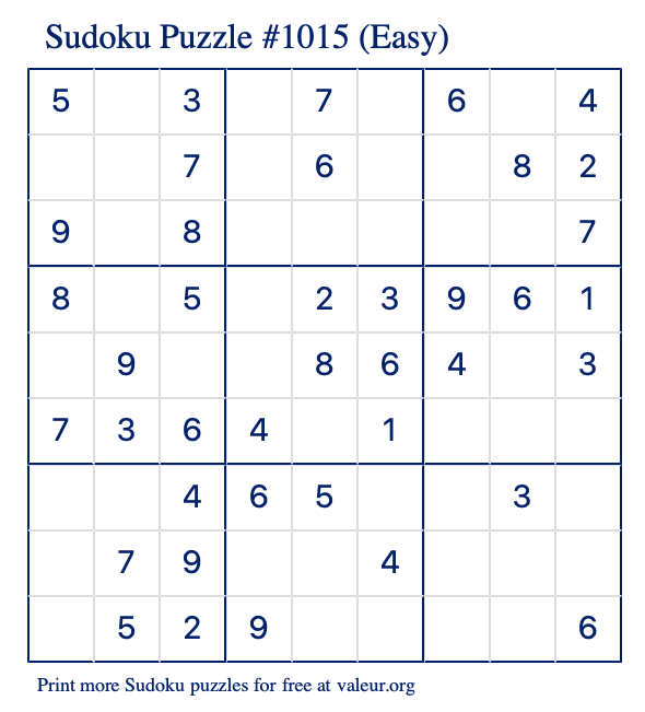 sudoku unblocked printable