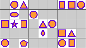 Shape Sudoku Classic | Play Shape Sudoku Classic on PrimaryGames