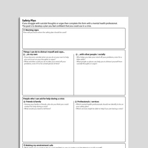 Suicide &amp; self-harm - Psychology Tools