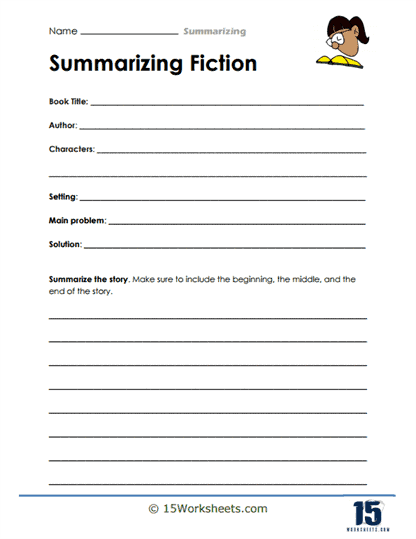 Summarizing Worksheets - 15 Worksheets Library