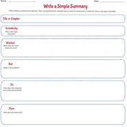 Printable 5th Grade Summarizing Worksheets 