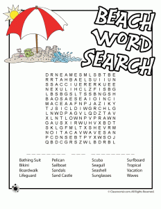 summer fun worksheet for kindergarten
