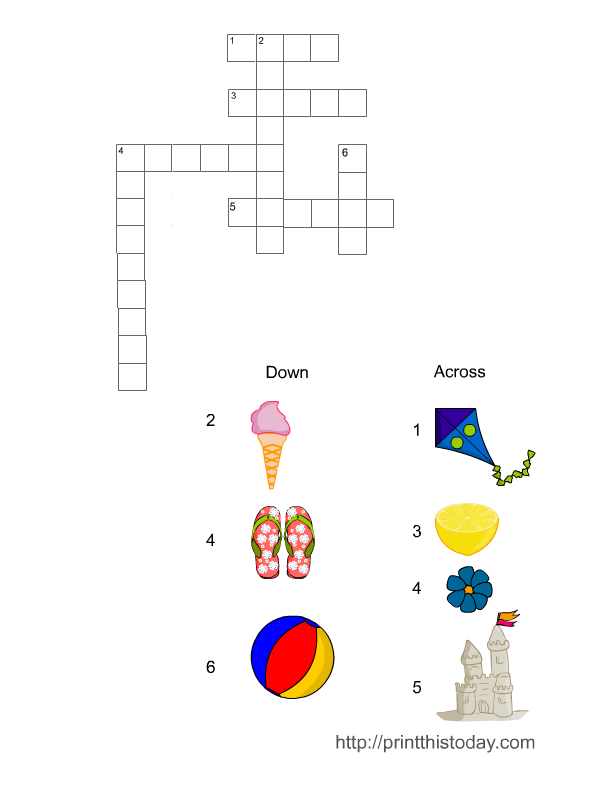 Free Printable Summer Games, Puzzles, and Activities