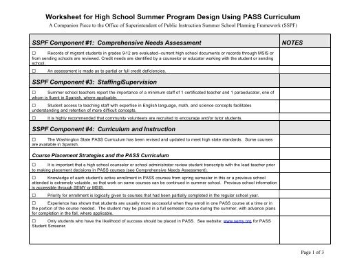 Summer Worksheets