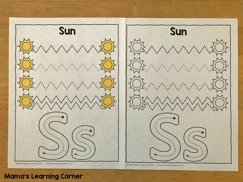 Summer Tracing Worksheets for Preschool - Mamas Learning Corner