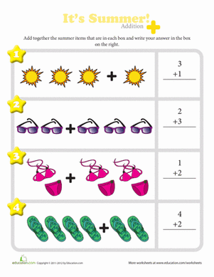 Summertime Fun! | Worksheet 