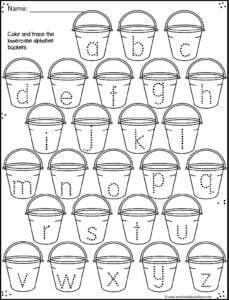summertime worksheet for preschool