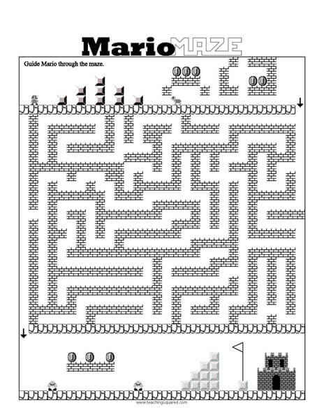 Nintendo Worksheets - Teaching Squared