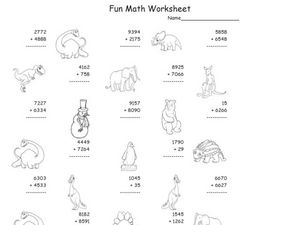 Super Hard Addition Worksheet 38 Worksheet for 2nd - 3rd Grade ...