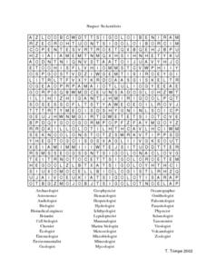 Super Scientists Word Search Worksheet for 6th - 8th Grade ...