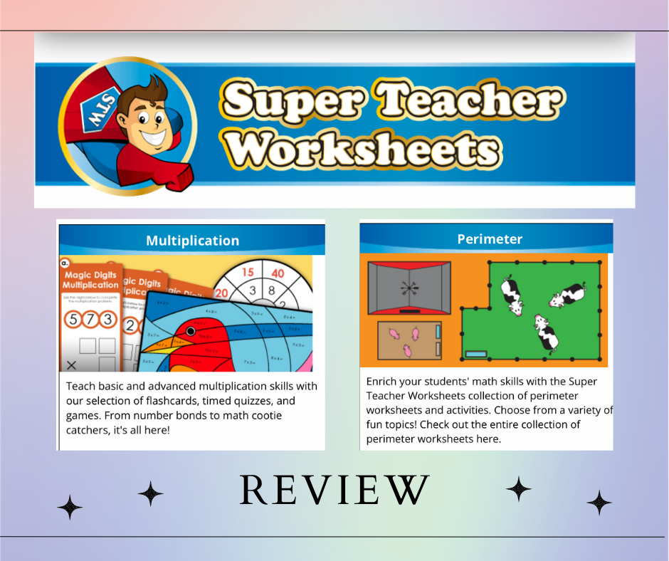 super teacher worksheet 4th grade math