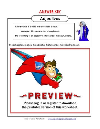 Adjectives1 | PDF