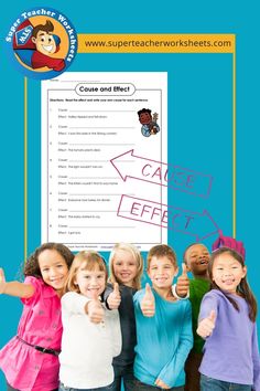 super teacher worksheet cause and effect
