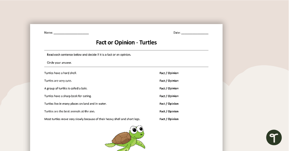 super teacher worksheet fact and opinion