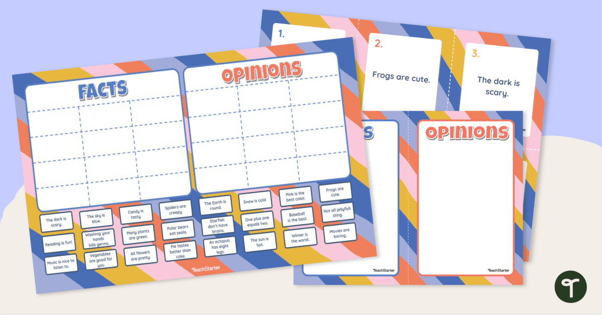 Fact and Opinion Sort - Interactive or Printable Activity | Teach ...