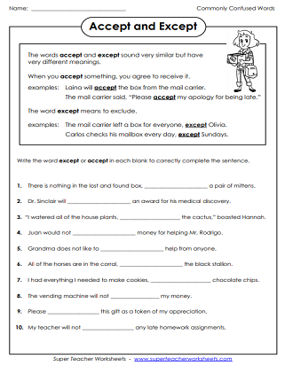 super teacher worksheet homophones