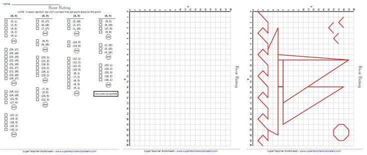Ordered Pairs - Sailboat | Coordinate graphing, Graphing ...