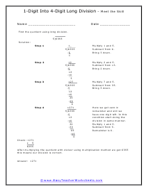 super teacher worksheet long division
