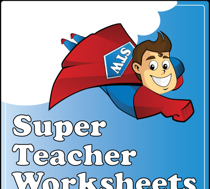 Munchkin and Bean: Super Teacher Worksheets Review