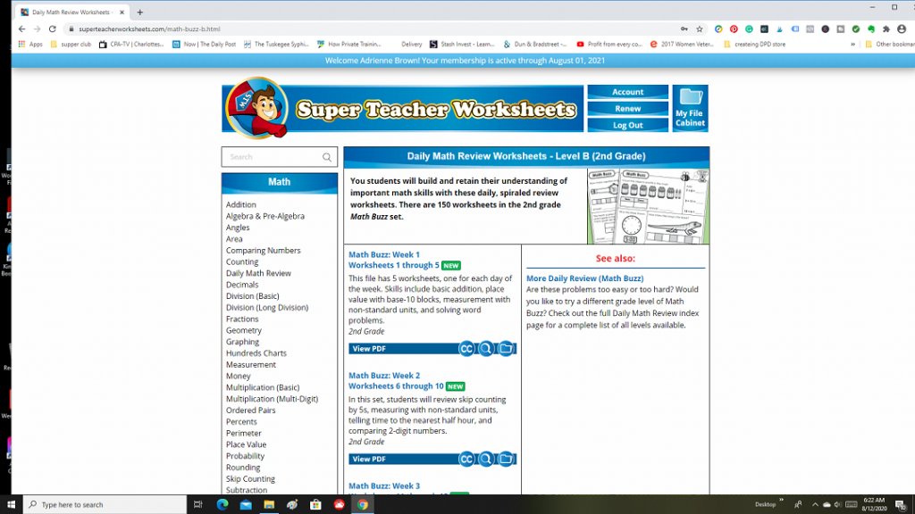 super teacher worksheet password 2016