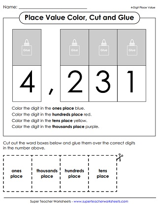super teacher worksheet place